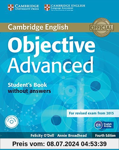 Objective Advanced: 4rth Edition. Student's Book without answers with CD-ROM